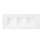 RECTANGLES 3 COMPARTIMENTS 26 CM BLANC PORCELAINE (6 UNITÉ) Image RECTANGLES 3 COMPARTIMENTS 26 CM BLANC PORCELAINE (6 UNITÉ) #3