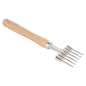 Image PIQUE POUR DECOUPER LA GLACE  23 CM ARGENTE INOX (1 UNITÉ) #1