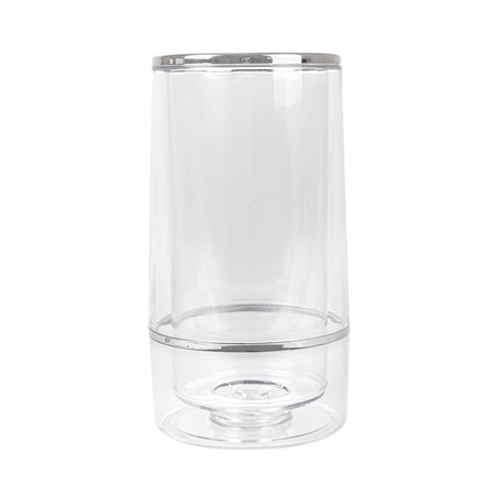 SEAU À VIN  Ø 12x23 CM TRANSPARENT ACRYLIQUE (1 UNITÉ)