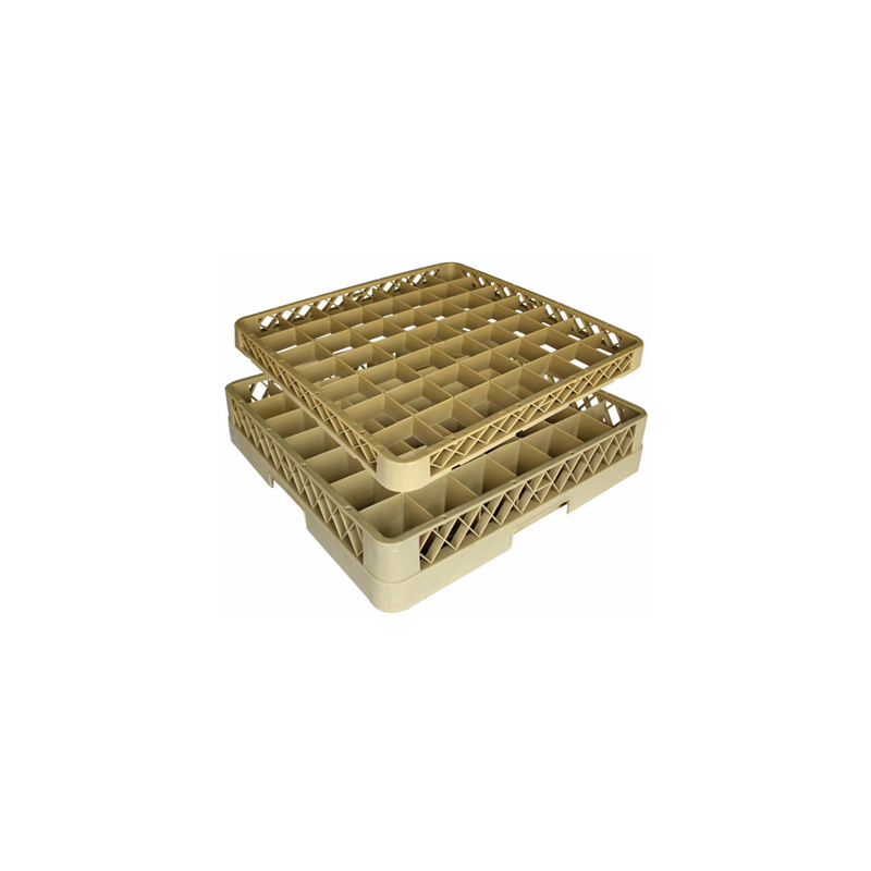 CASIER DE LAVAGE 49 COMPART. VERRES 50x50x10 CM BEIGE PP (1 UNITÉ) CASIER DE LAVAGE 49 COMPART. VERRES 50x50x10 CM BEIGE PP (1 UNITÉ)