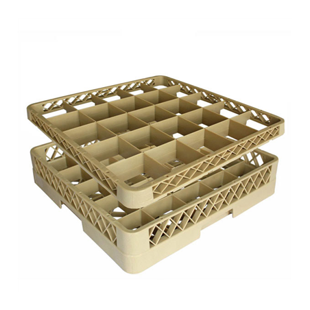 Image SUPPLÉMENT CASIER DE 25 COMPARTIMENTS  50x50x4,5 CM BEIGE PP (1 UNITÉ) #1