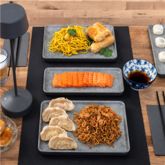 Image "TÊTE-À-TÊTE" PRÉ. 120CM (20 FEU.)  55 G/M2 0,40x24 M NOIR AIRLAID (6 UNITÉ) #6