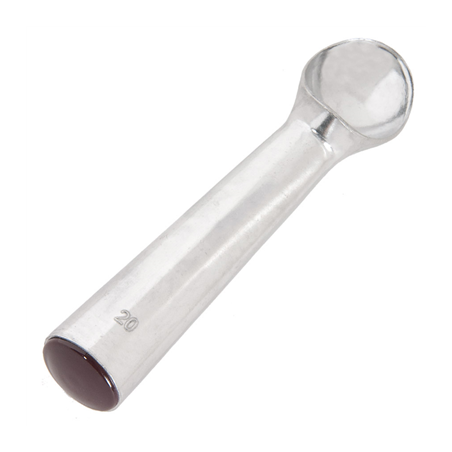 Image CUILLÈRE SCOOP 20 BOULES/LITRE 60 ML 4,2x17,7 CM MARRON ALUMINIUM (1 UNITÉ) #1