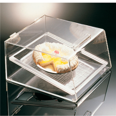 Image PRÉSENTOIR PÂTISSERIE 1 NIVEAU 39x35x21 CM TRANSPARENT ACRYLIQUE (1 UNITÉ) #1