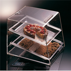 Image PRÉSENTOIR PÂTISSERIE 2 NIVEAUX  35x42,5x44,5 CM TRANSPARENT ACRYLIQUE (1 UNITÉ) #1