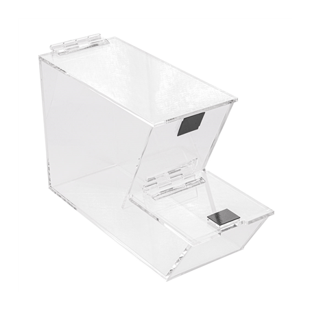Image PRÉSENTOIR POUR PRODUITS EN VRAC, EMPILABLE  28x14x10 CM TRANSPARENT ACRYLIQUE (1 UNITÉ) #1