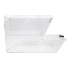 PRÉSENTOIR POUR PRODUITS EN VRAC, EMPILABLE  28x14x10 CM TRANSPARENT ACRYLIQUE (1 UNITÉ)