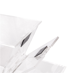 Image PRÉSENTOIR POUR PRODUITS EN VRAC, EMPILABLE  28x14x10 CM TRANSPARENT ACRYLIQUE (1 UNITÉ) #4