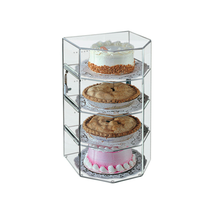 Image PRÉSENTOIR PÂTISSERIE 4 NIVEAUX  31x30,5x54,5 CM TRANSPARENT ACRYLIQUE (1 UNITÉ) #1