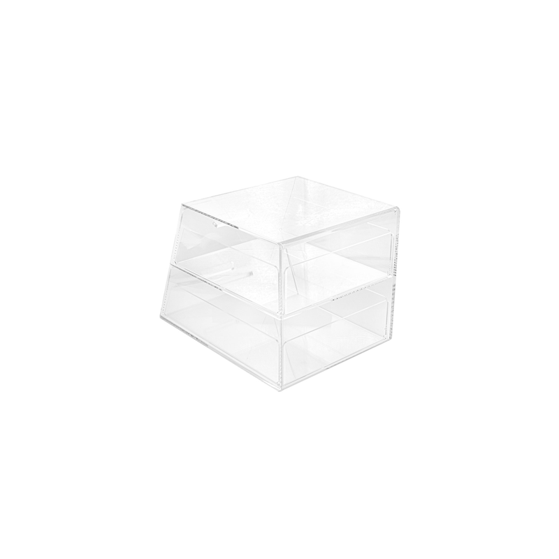 PRÉSENTOIR PÂTISSERIE 2 NIVEAUX 26x35,5x25 CM TRANSPARENT ACRYLIQUE (1 UNITÉ) PRÉSENTOIR PÂTISSERIE 2 NIVEAUX 26x35,5x25 CM TRANSPARENT ACRYLIQUE (1 UNITÉ)