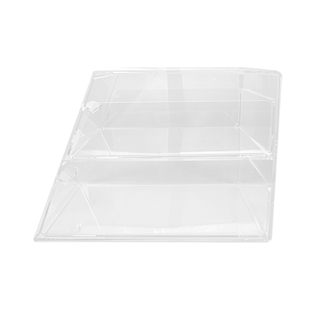 PRÉSENTOIR PÂTISSERIE 2 NIVEAUX  26x35,5x25 CM TRANSPARENT ACRYLIQUE (1 UNITÉ)