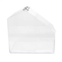 PRÉSENTOIR POUR PRODUITS EN VRAC  20x25x26 CM TRANSPARENT ACRYLIQUE (1 UNITÉ)