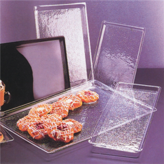 Image PLATEAU POUR CLOCHES 37,4x27,3x2 CM TRANSPARENT ACRYLIQUE (1 UNITÉ) #1