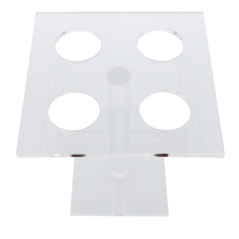 Image DISPLAY POUR 4 PETITS CORNETS  15x15x15 CM TRANSPARENT ACRYLIQUE (1 UNITÉ) #3