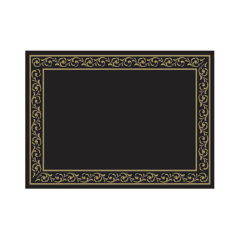 Image SETS DE TABLE 'TROYA' 48 G/M2 31x43 CM NOIR CELLULOSE (2000 UNITÉ) #1