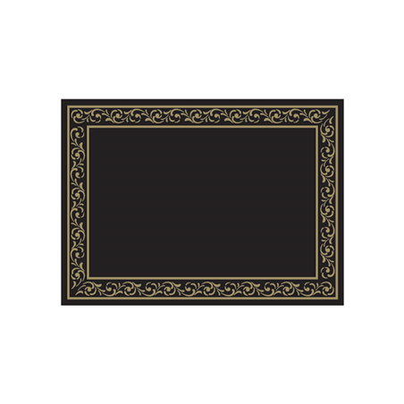 Image SETS DE TABLE 'TROYA' 48 G/M2 31x43 CM NOIR CELLULOSE (2000 UNITÉ) #1