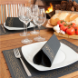 Image SETS DE TABLE 'TROYA' 48 G/M2 31x43 CM NOIR CELLULOSE (2000 UNITÉ) #3