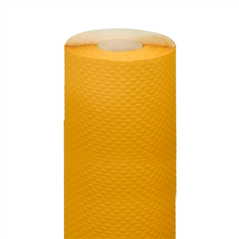 Image NAPPE EN ROULEAU  48 G/M2 1,20x7 M JAUNE FONCÉ CELLULOSE (25 UNITÉ) #1
