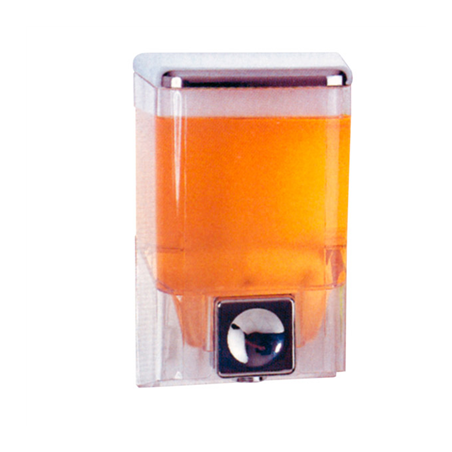 Image DISTRIBUTEUR GEL POUR LES MAINS 1 L 10,8x10x18,8 CM TRANSPARENT ABS (1 UNITÉ) #1