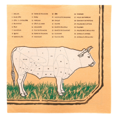 Image SERVIETTES ECOLABEL 'DOUBLE POINT - CHICAGO' 18 G/M2 40x40 CM ASSORTI OUATE (1200 UNITÉ) #1
