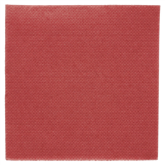 Image SERVIETTES ECOLABEL 'DOUBLE POINT' 18 G/M2 20x20 CM BORDEAUX OUATE (2400 UNITÉ) #1