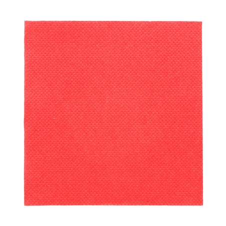 Image SERVIETTES ECOLABEL 'DOUBLE POINT' 18 G/M2 20x20 CM ROUGE OUATE (2400 UNITÉ) #1