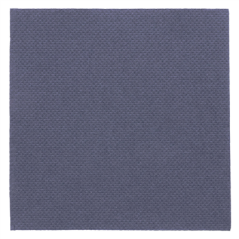 Image SERVIETTES ECOLABEL 'DOUBLE POINT' 18 G/M2 20x20 CM BLEU MARINE OUATE (2400 UNITÉ) #1
