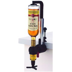 Image SUPPORT MURAL DOSEUR DE BOISSONS  18x7x38,5 CM ARGENTE ALUMINIUM (1 UNITÉ) #1