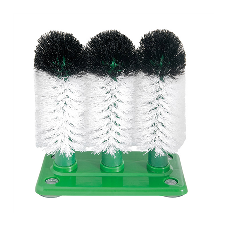Image BASE+3 BROSSES LAVAGE VERRES  19x9,9x19 CM POLYESTER (1 UNITÉ) #1