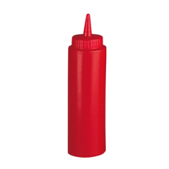 Image POIRES À SAUCES 240 ML Ø 5x18,5 CM ROUGE LDPE (6 UNITÉ) #1