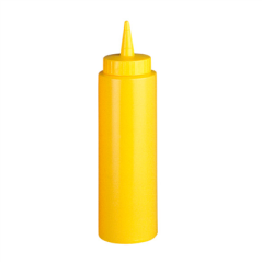 Image POIRES À SAUCES 240 ML Ø 5x18,5 CM JAUNE LDPE (6 UNITÉ) #1