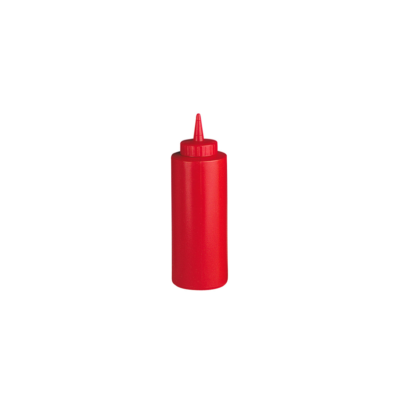 POIRES À SAUCES 360 ML Ø 6x22 CM ROUGE LDPE (6 UNITÉ)