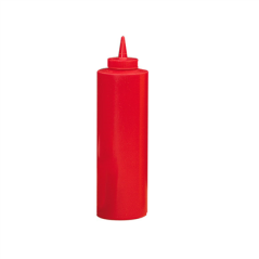 Image POIRES À SAUCES 720 ML Ø 7x25 CM ROUGE LDPE (6 UNITÉ) #1