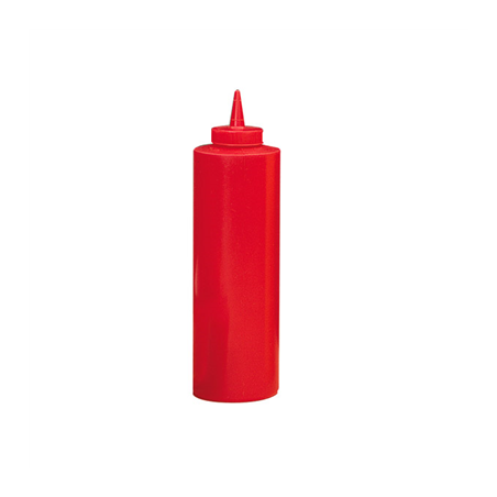 Image POIRES À SAUCES 720 ML Ø 7x25 CM ROUGE LDPE (6 UNITÉ) #1
