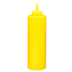Image POIRES À SAUCES 720 ML Ø 7x25 CM JAUNE LDPE (6 UNITÉ) #1