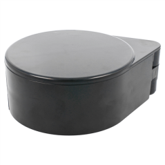 SUCREUR DE VERRES SUCRE & SEL 20x16x7,4 CM NOIR ABS (1 UNITÉ)