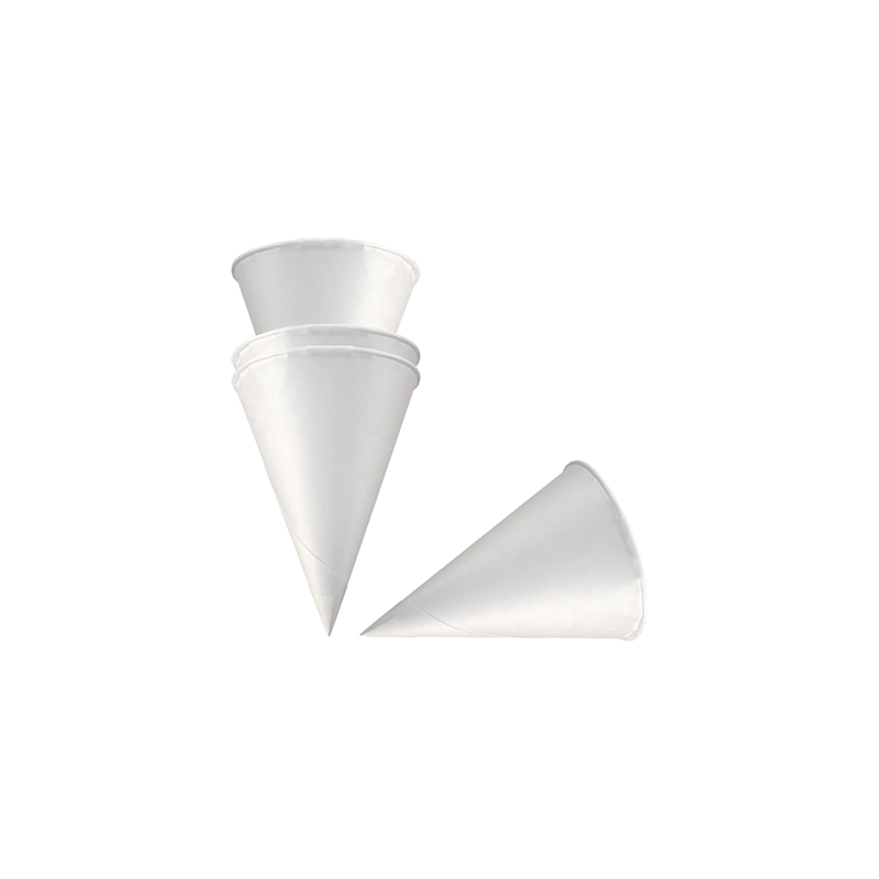 CÔNES EAU 120 ML 70 G/M2 Ø 6,4x8,7 CM BLANC PAPIER (5000 UNITÉ)