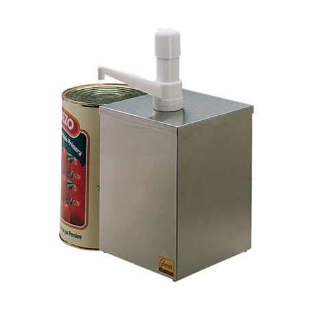 Image POMPE CONDIMENTS 1 POMPE  18,2x18,2x39 CM ARGENTE INOX (1 UNITÉ) #1