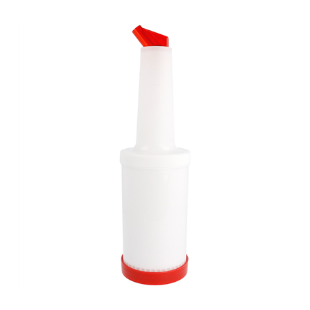 Image CONTENEUR "POUR MASTER" 960 ML 9x35,5 CM ROUGE PP (1 UNITÉ) #1