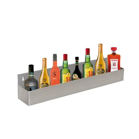 Image ÉTAGÈRE BAR POUR 8 BOUTEILLES  82x10x15 CM ARGENTE INOX (1 UNITÉ) #1