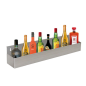 Image ÉTAGÈRE BAR POUR 8 BOUTEILLES  82x10x15 CM ARGENTE INOX (1 UNITÉ) #1