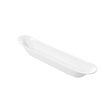 Image RÉCIPIENTS OBLONGS  21 CM BLANC PORCELAINE (12 UNITÉ) #1
