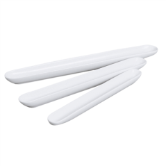 Image RÉCIPIENTS OBLONGS 41 CM BLANC PORCELAINE (4 UNITÉ) #1