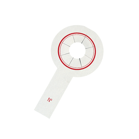 Image COLLIERS BOUTEILLE  350 G/M2 13+7x5 CM BLANC CARTON (1000 UNITÉ) #1