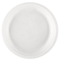 Image ASSIETTES 'BIONIC'  Ø 18x1,8 CM BLANC BAGASSE (1000 UNITÉ) #1