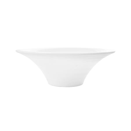 BOLS STRIÉS 500 ML Ø 20,4x7,3 CM BLANC PORCELAINE (4 UNITÉ)