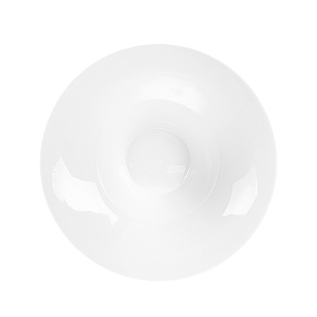 BOLS STRIÉS 1250 ML Ø 25,5x8,9 CM BLANC PORCELAINE (2 UNITÉ)