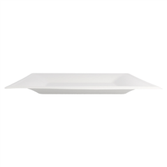 ASSIETTES CARRÉES 'BIONIC' 26,2x26,2x1,4 CM BLANC BAGASSE (500 UNITÉ)