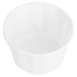 Image POTS TRAITEUR PAPIER PLISSÉ 45 ML (1,5 oz) 80 G/M2 Ø5/3,6x3,1 CM BLANC PARCH.INGRAISSABLE (250 UNITÉ) #3