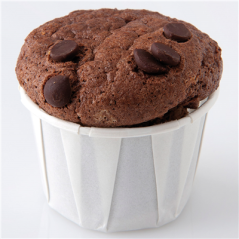 Image POTS TRAITEUR PAPIER PLISSÉ 60 ML (2 oz) 80 G/M2 Ø5,5/3,9x3,5 CM BLANC PARCH.INGRAISSABLE (250 UNITÉ) #4